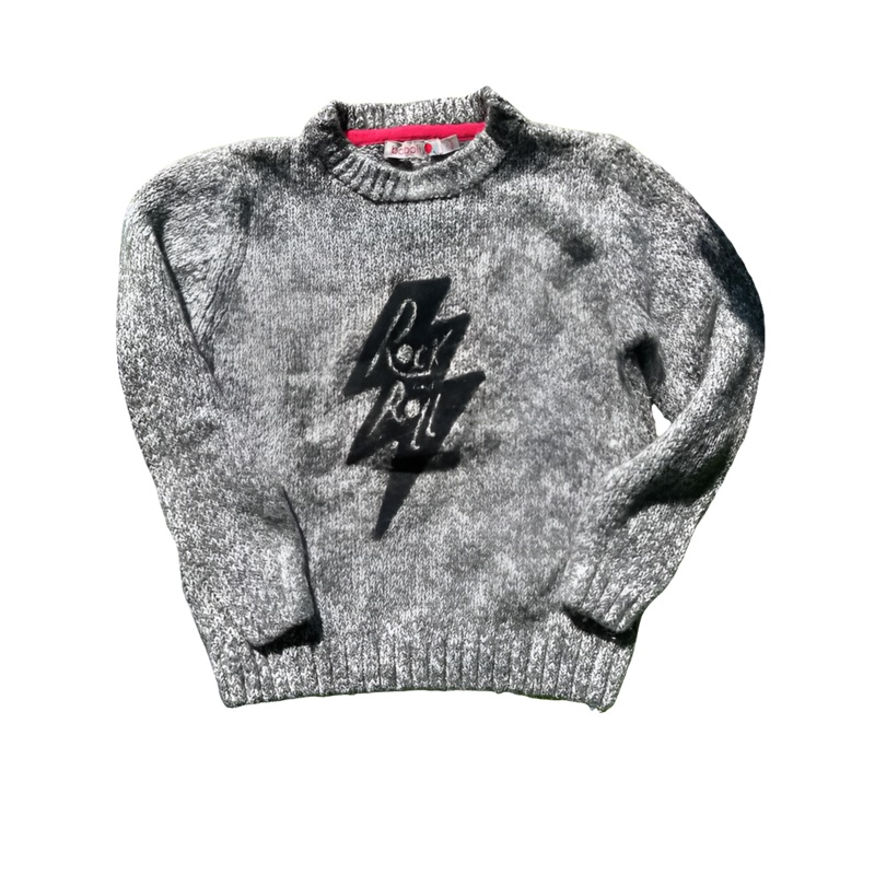 Boboli Kid’s Washed Grey Long-Sleeve Sweatshirt| Boboli in Lebanon