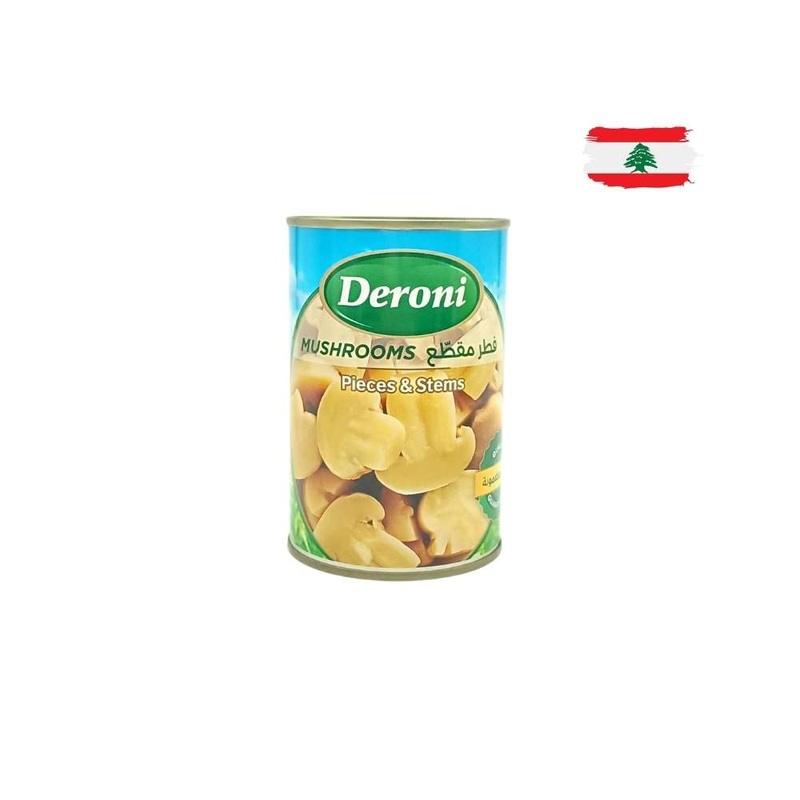 Deroni Mushrooms Pieces & Stems 400g | Deroni In Lebanon