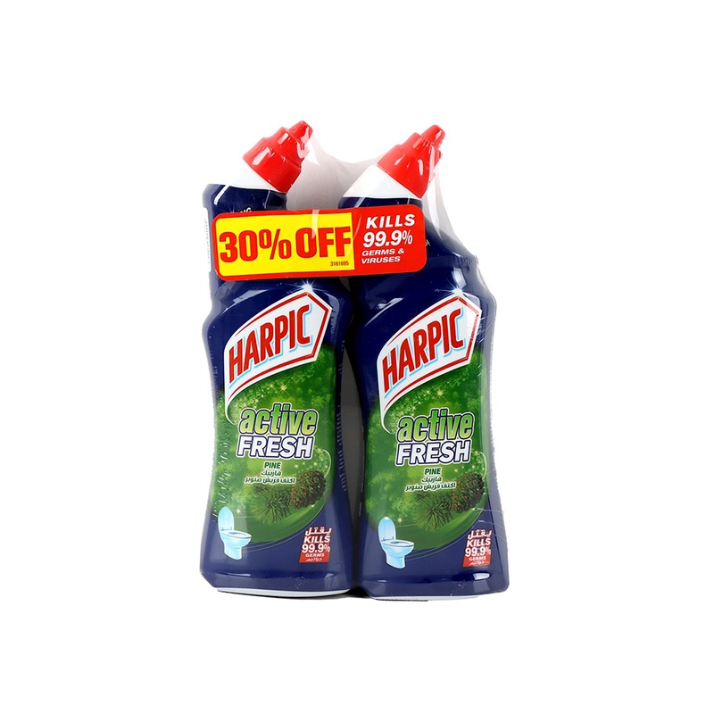 Harpic Active Fresh Pine 2x750ml (30%OFF) | Harpic In Lebanon