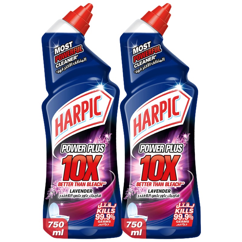 Harpic Power Plus Lavender 2x750ml (30%OFF) | Harpic In Lebanon