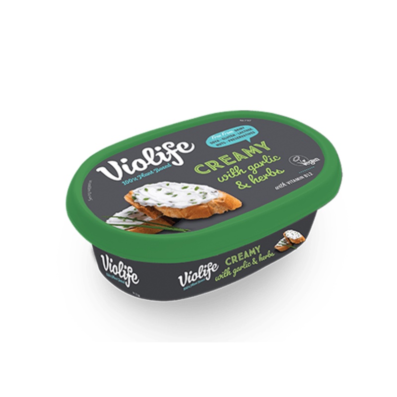 Violife 100% Plant Based Creamy With Garlic & Herbs 150g | Violife In Lebanon