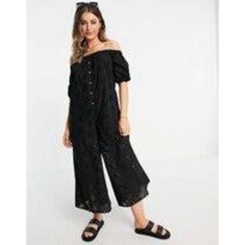 Asos Design Women’s Black Jumpsuit ANF1088