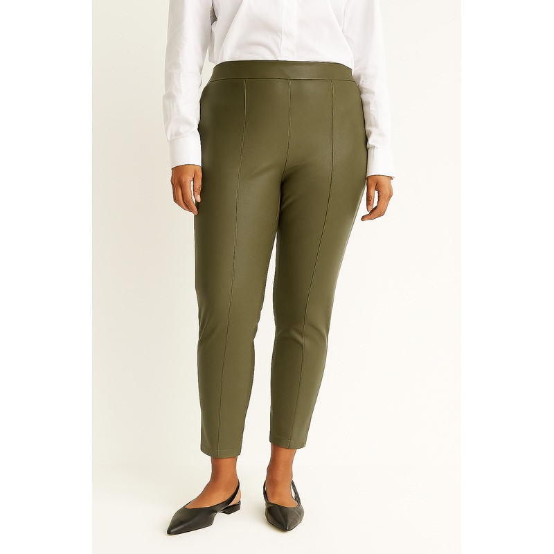 ASOS DESIGN  Women’s khaki Leather Legging  ANF2321