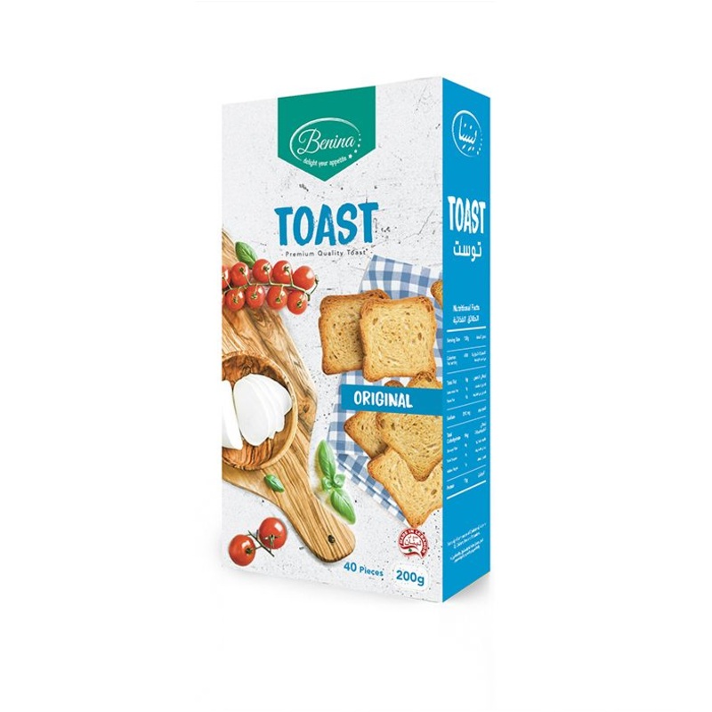 Benina Toast Original 200g | Benina In Lebanon