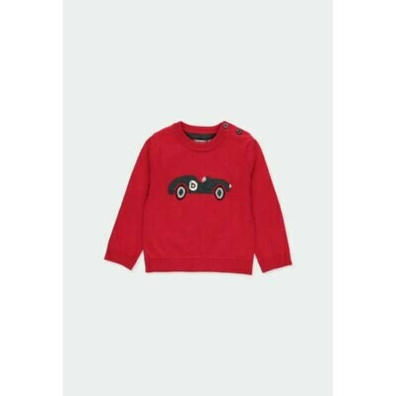 Boboli Baby Boy’s Red Long-Sleeve Sweatshirt | Boboli in Lebanon