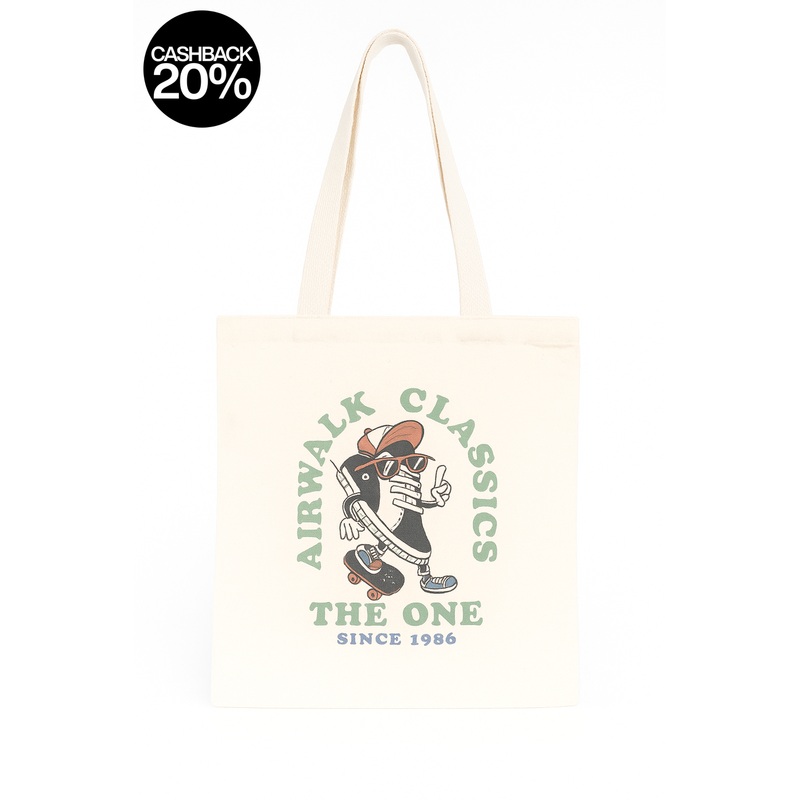 Forever 21 Women’s Beige Classics Airwalk Tote Bag| Forever 21 in Lebanon