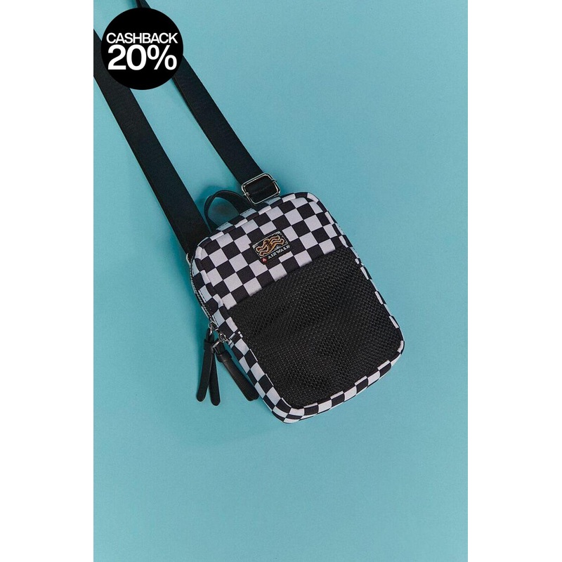 Forever 21 Women’s Black Airwalk Checkered Mini Crossbody Bag |Forever 21 in Lebanon