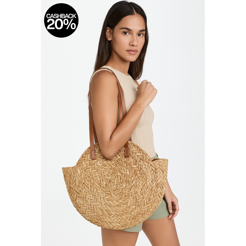 Forever 21 Women’s Straw beach Shoulder Bag |Forever 21 in Lebanon