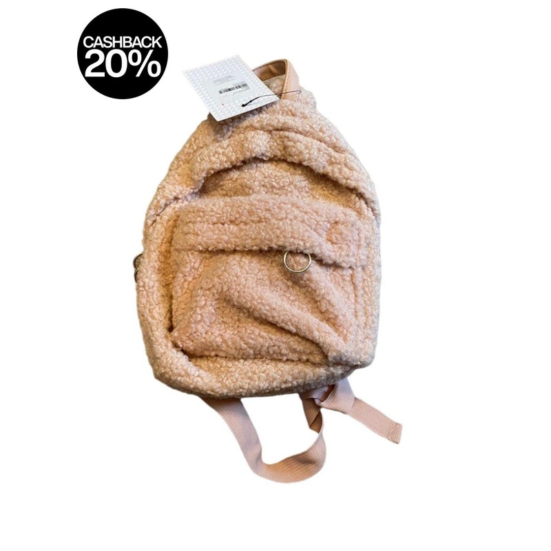 GC Design Women’s Baby Pink Wool Mini Backpack |GC in Lebanon