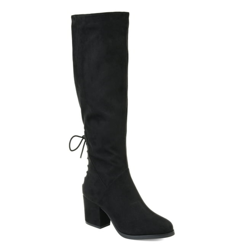 Journee Women’s Black Leeda Tru Comfort Foam Block Heel Boots |Journee in Lebanon