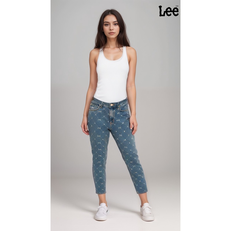 Lee 411 Women’s Blue High Rise Comfort Tapered Jeans  | Lee in Lebanon