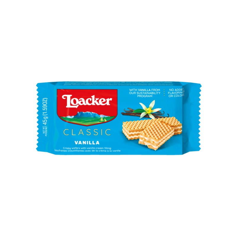 Loacker Classic Vanilla Wafer 45g | Loacker In Lebanon
