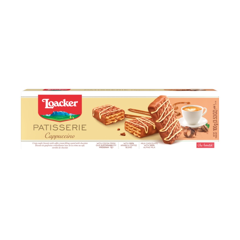 Loacker Patisserie Cappuccino Wafer 100g | Loacker In Lebanon