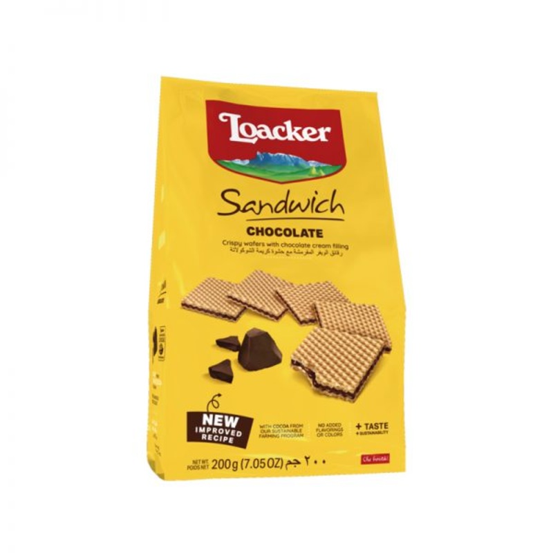Loacker Sandwich Chocolate Wafer 200g | Loacker In Lebanon