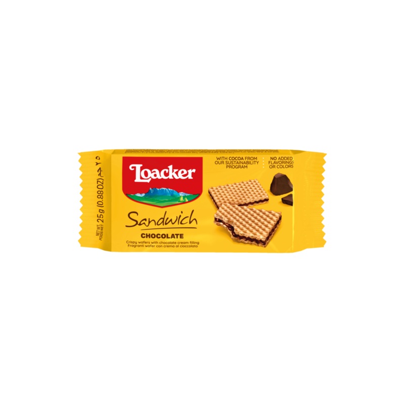 Loacker Sandwich Chocolate Wafer 75g | Loacker In Lebanon