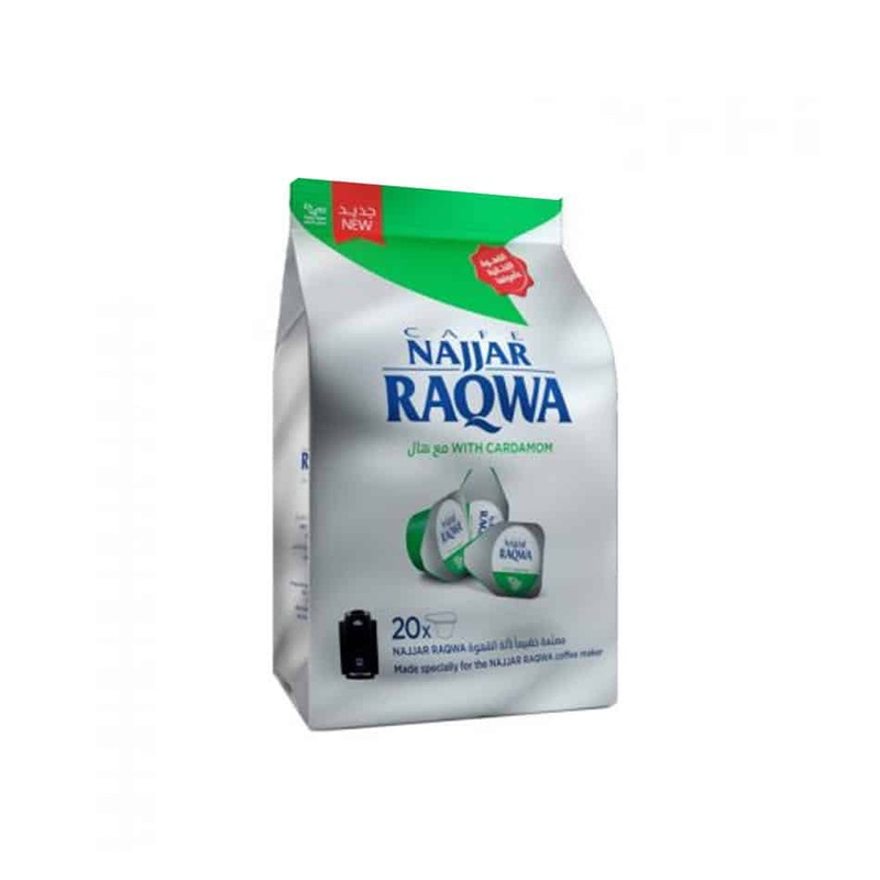 Najjar Raqwa with Cardamom 20 Single Capsules | Najjar In Lebanon