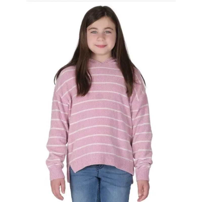 DKNY Girl’s Stripes Pink Sweatshirt | DKNY in Lebanon