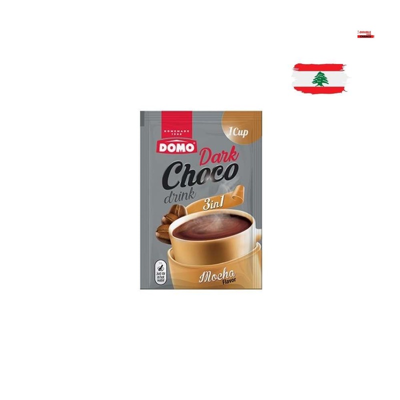 Domo Dark Choco Drink 3in1 Mocha Flavor 22g | Domo In Lebanon
