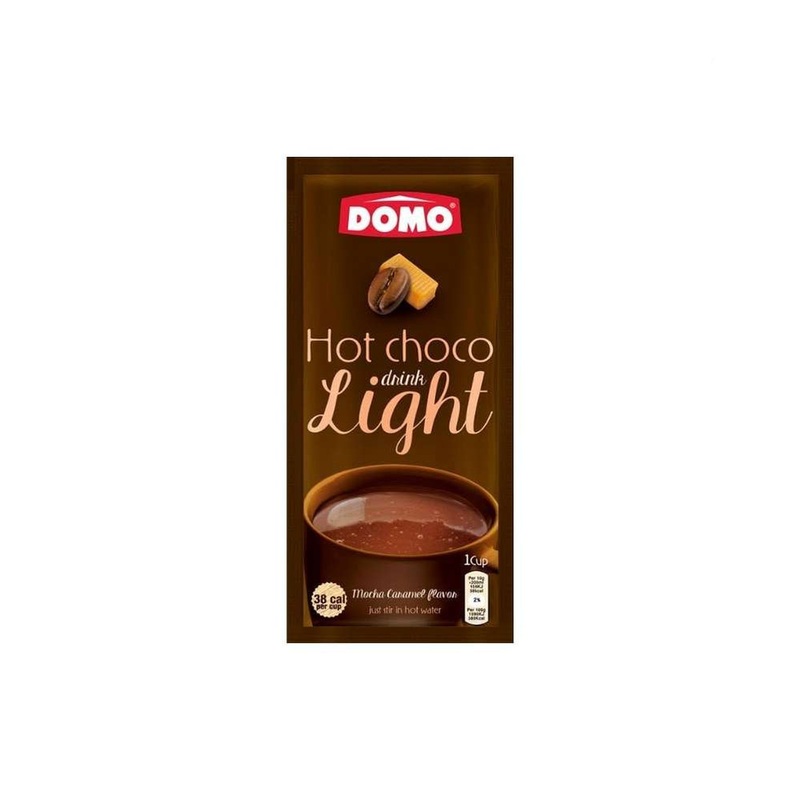 Domo Hot Choco Light Drink Mocha Caramel Flavor 10g |Domo In Lebanon