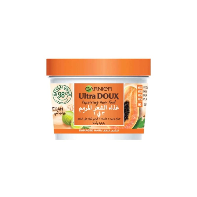 Garnier Ultra Doux Repairing Hair Food Papaya & Amla 390ml | Garnier In Lebanon