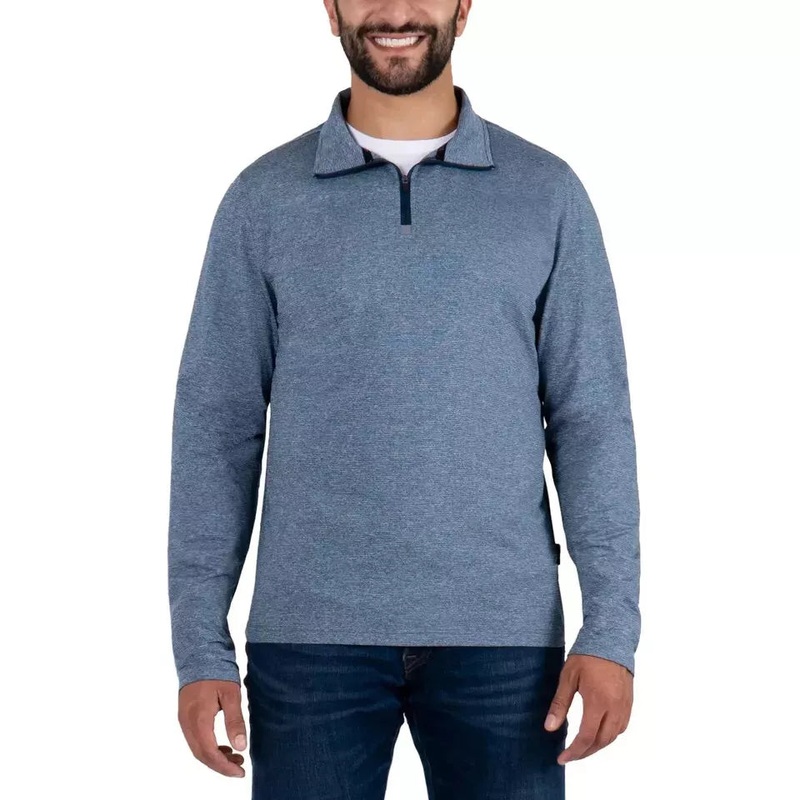 Gerry Men’s Blue Long Sleeve 1/4 Zip Blouse | Gerry in Lebanon