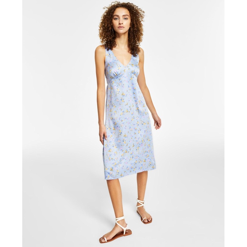 Hippie Rose Women’s Blue Flare Sleeveless Dress |Hippie Rose in Lebanon
