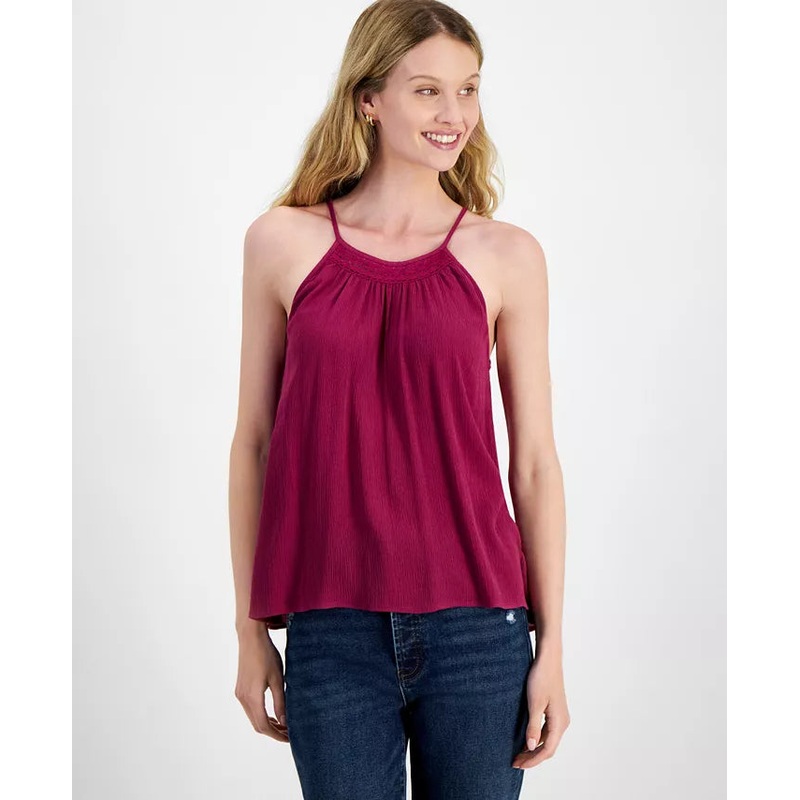 Hippie Rose Women’s Plum Sleeveless Blouse |Hippie Rose In Lebanon