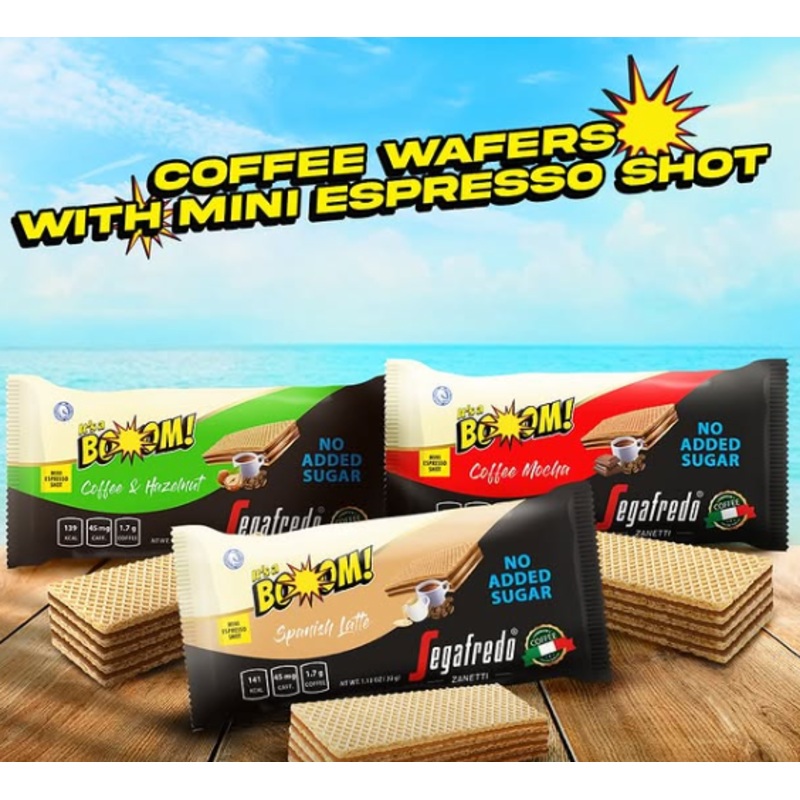It’s A Boom Segafredo Wafer 32g | It’s A Boom In Lebanon