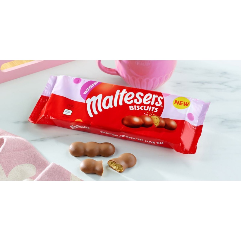 Maltesers Raspberry Biscuits 110g | Maltesers In Lebanon