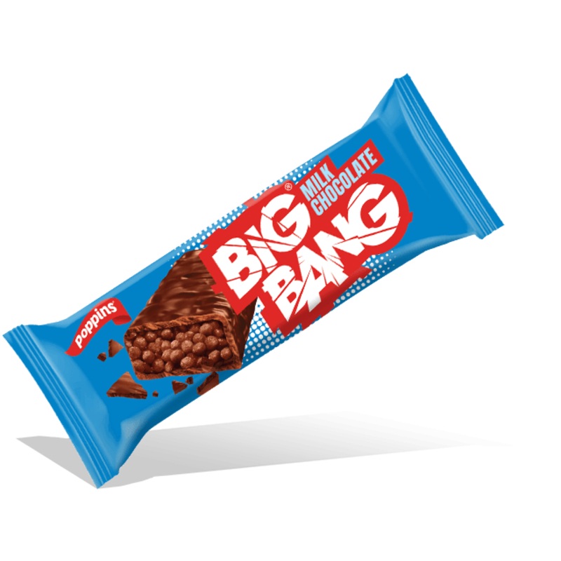 Poppins Big Bang Milk Chocolate 18g | Poppins In Lebanon