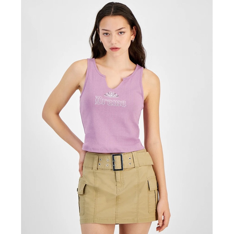 Self Esteem Purple Print Tank Top | Self Esteem In Lebanon