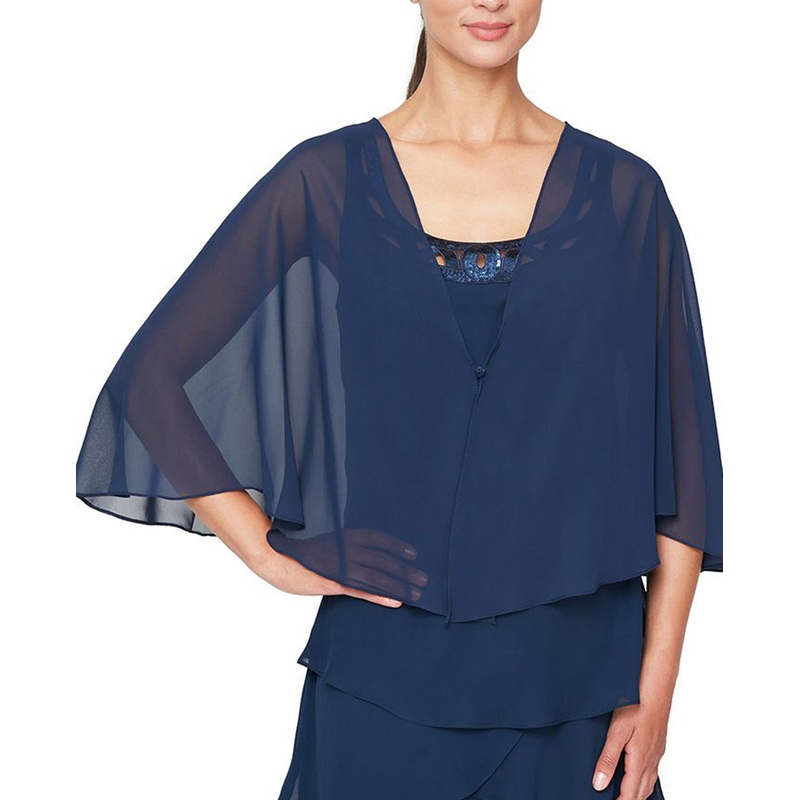 SLNY Women’s Navy Blue  Multi Wear Shawl Cardigan |SLNY in Lebanon