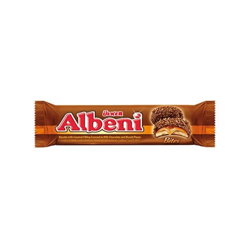 Ulker Albeni Chocolate Covered Caramel Cookies 72g | Ulker In Lebanon