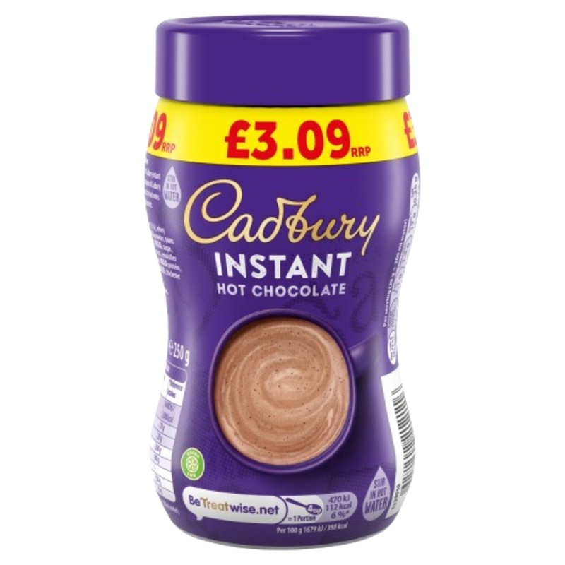Cadbury Instant Hot Chocolate 250g | Cadbury In Lebanon