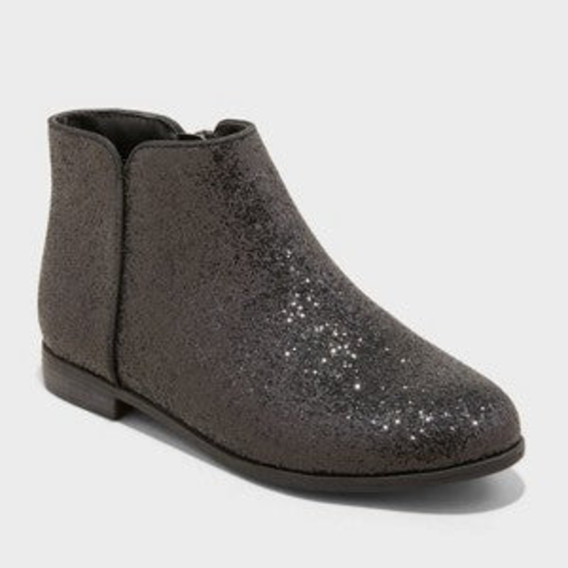 Cat&Jack Girl’s Black Glittered Boots| Cat&Jack in Lebanon