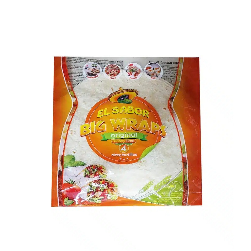 El Sabor Big Wraps Original 4 Tortillas 245g | El Sabor  In Lebanon
