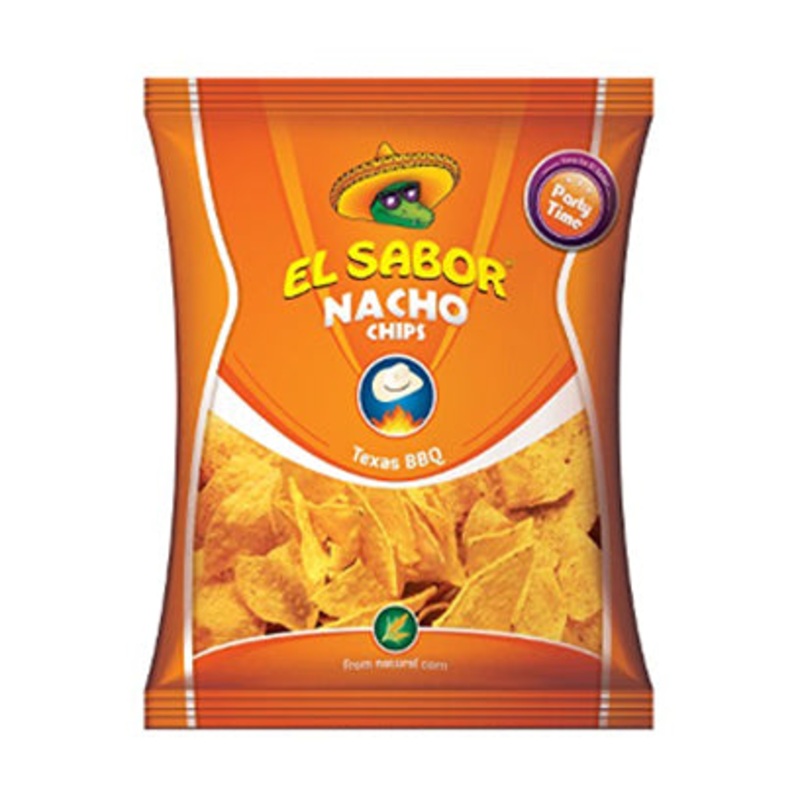 El Sabor Texas Barbeque Nacho Chips 225g | El Sabor  In Lebanon