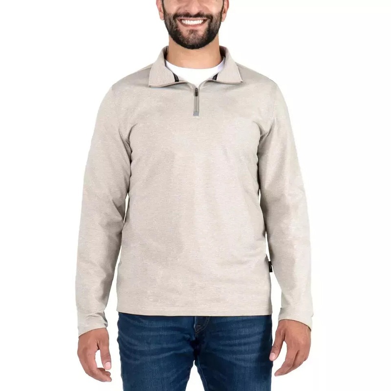 Gerry Men’s Beige Long Sleeve 1/4 Zipper Blouse  |Gerry in Lebanon
