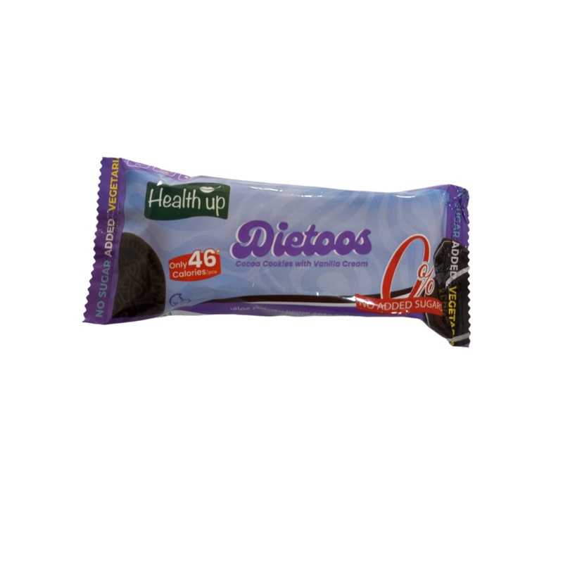 Health Up Sugar Free Dietoos Cocoa Cookies with Vanilla 44g | Health Up In Lebanon