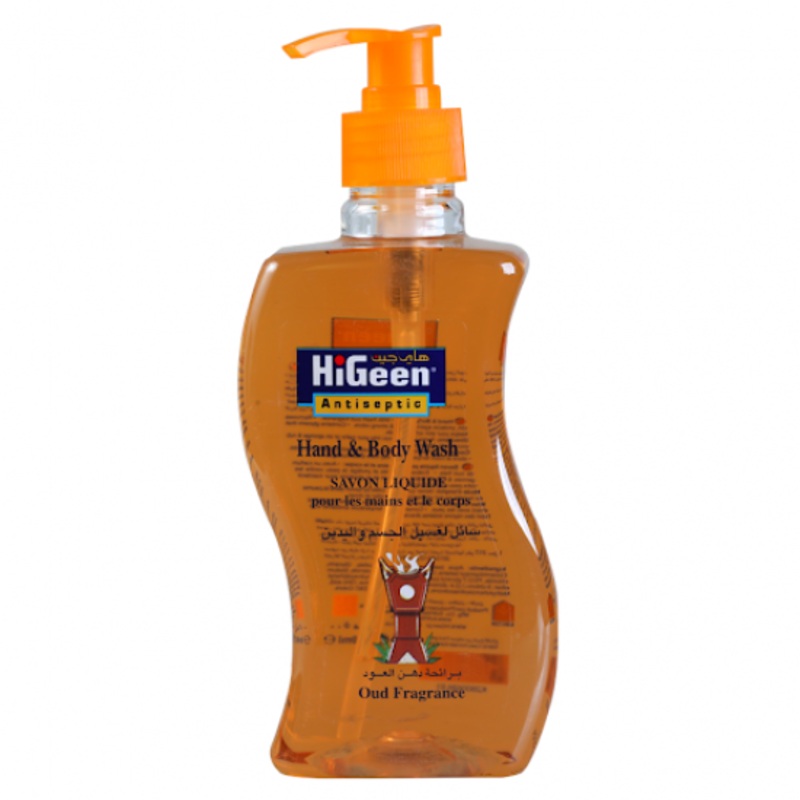 HiGeen Hand & Body Wash Green Oud Fragrance 500ml | HiGeen In Lebanon