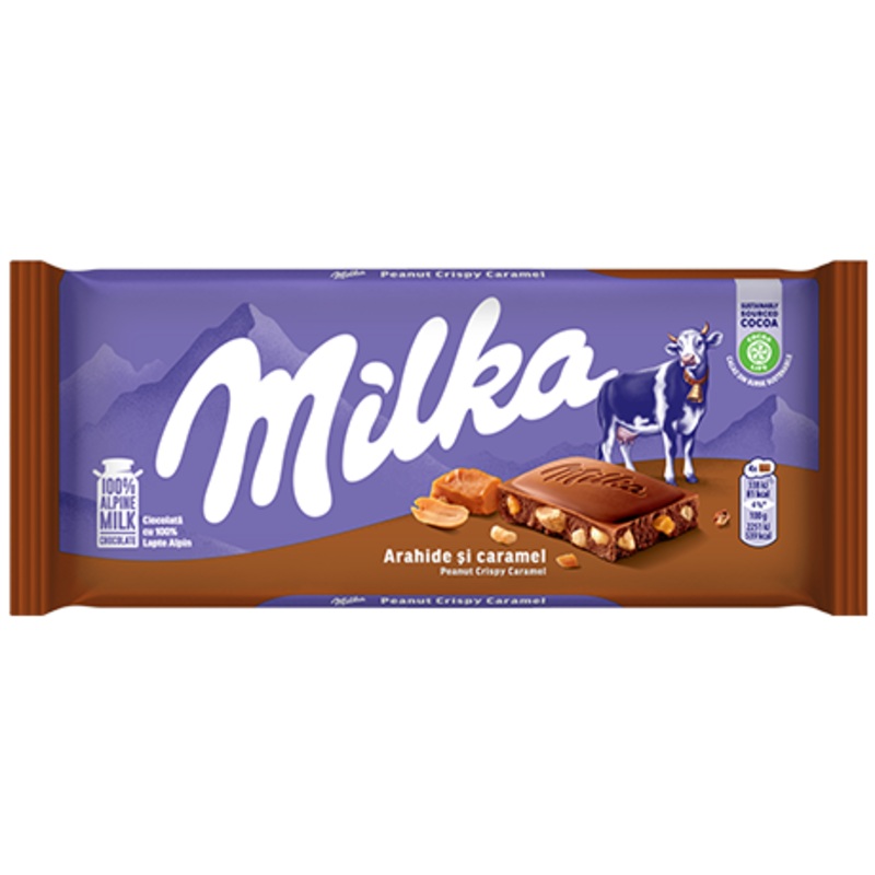Milka Peanuts and Caramel 90G| Milka In Lebanon