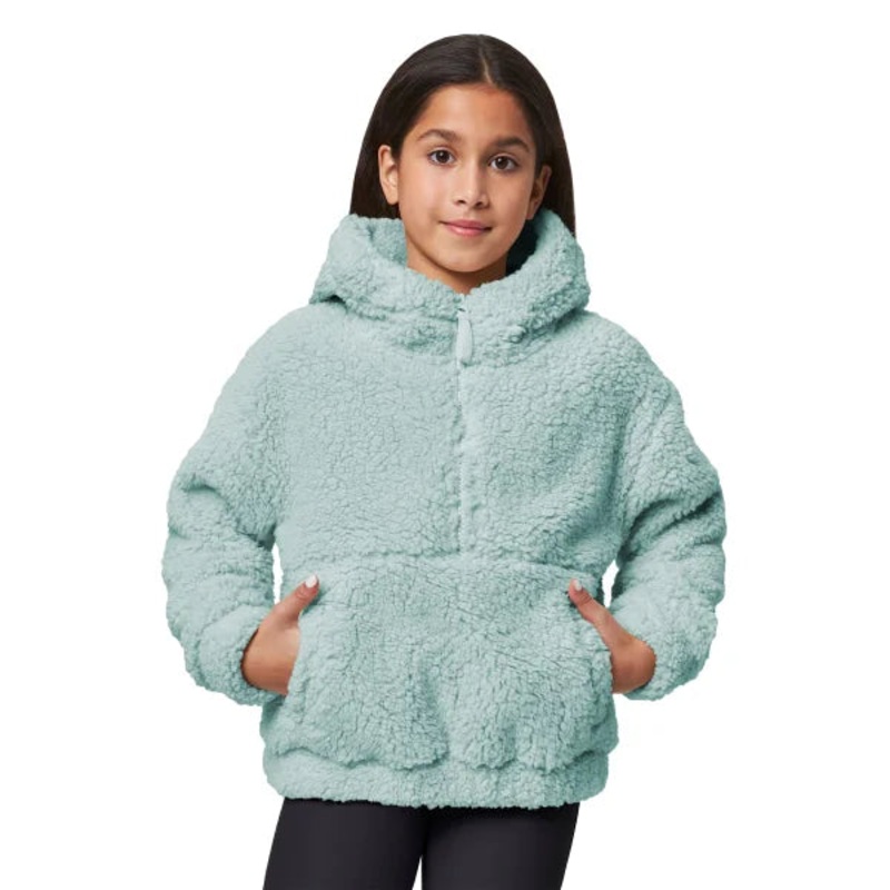 Mondetta Girl’s Mint Green Fur Hoodies | Mondettain Lebanon