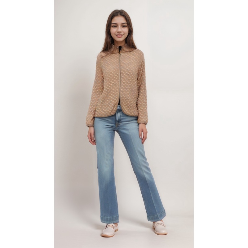 POMPdeLUX Girl’s Light Rose Betty Fleece Jacket  |POMPdeLUX in Lebanon