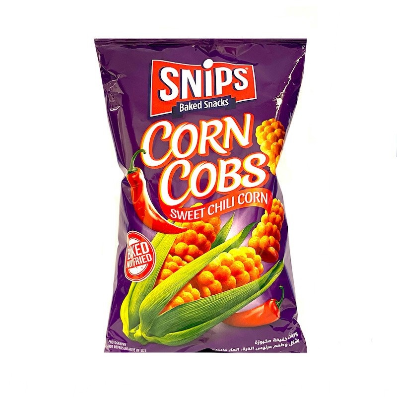 Snips Baked Corn Cobs Sweet Chili 60g | Snips In Lebanon