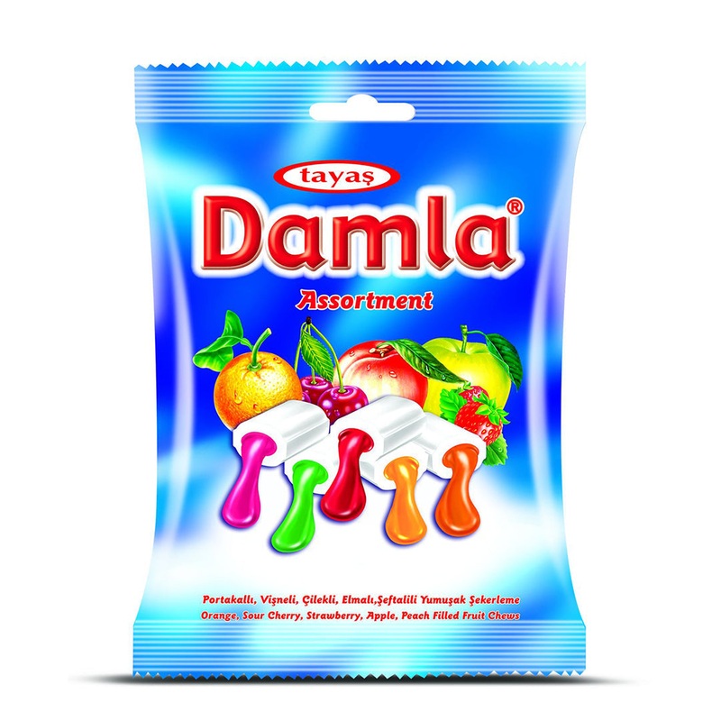 Tayas Damla Assortment Fruit Candy 800g | Tayyas In lebanon