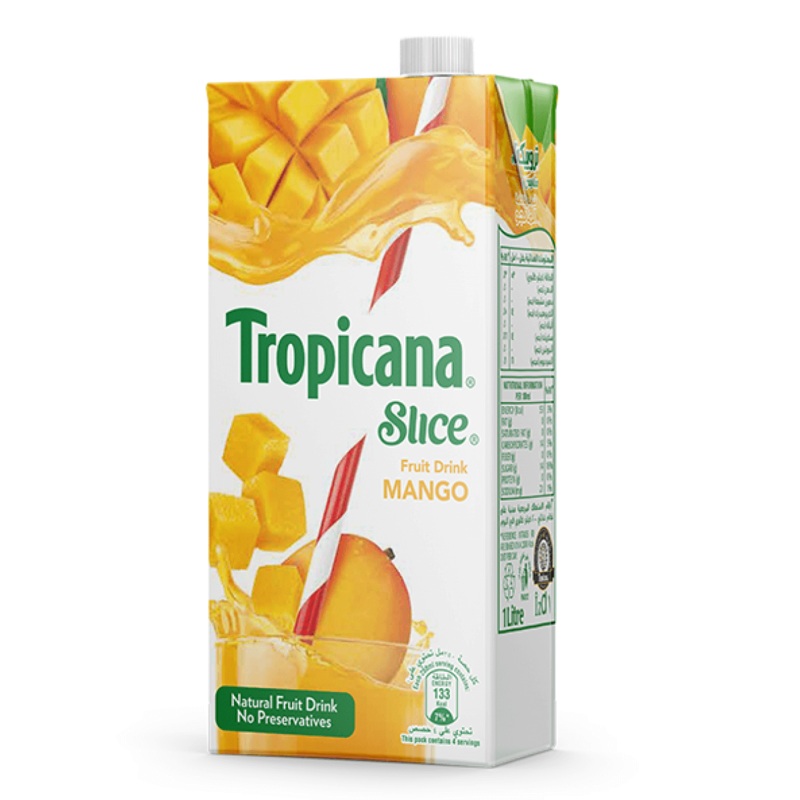 Tropicana Slice Mango Juice 1L | Tropicana In Lebanon