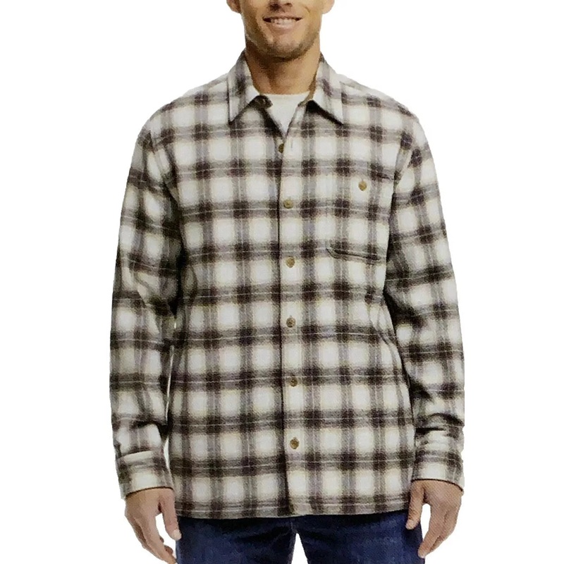 Weatherproof Vintage Men’s Beige Crowbar Button Shirt Jacket | Weatherproof Vintage in Lebanon