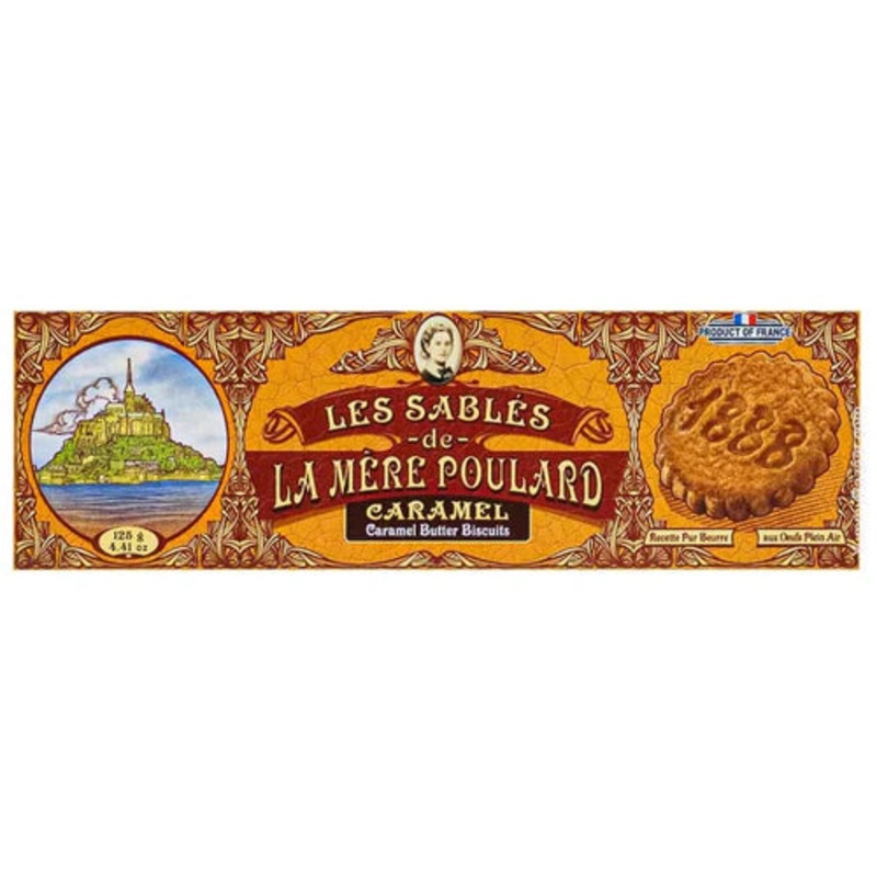 La Mere Poulard French Caramel Butter Cookies 125g | La Mre Poulard In Lebanon