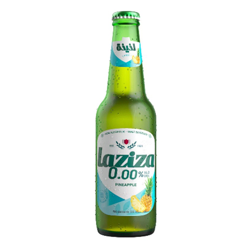 Laziza Pineapple Bottle 330ml | Laziza In Lebanon