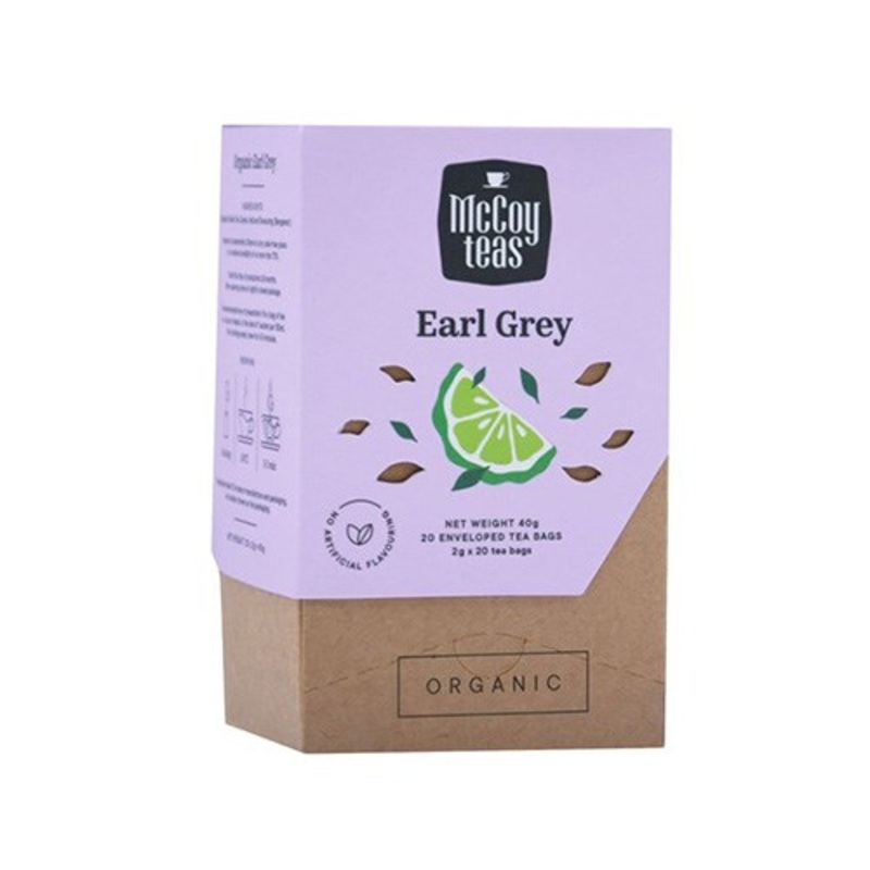 MCCOY Teas Organic Earl Grey Tea 40g | MCCOY Teas In Lebanon